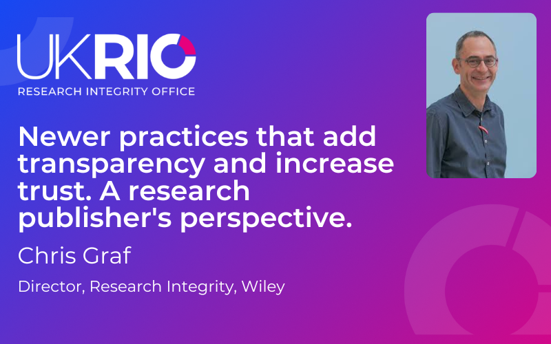 Newer practices that add transparency and increase trust. A research publisher's perspective.