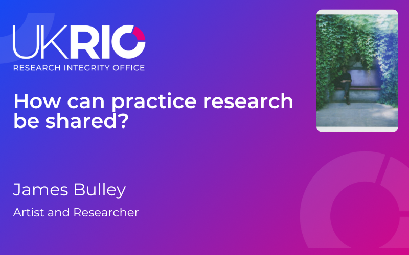 How can practice research be shared?