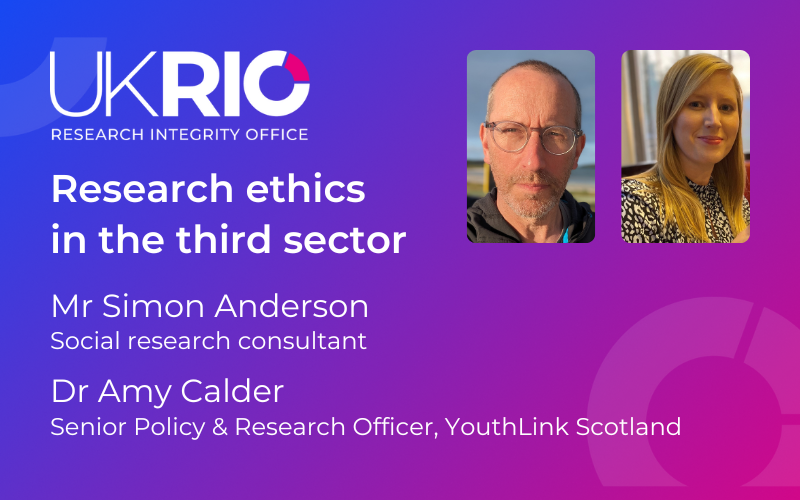 Research ethics in the third sector
