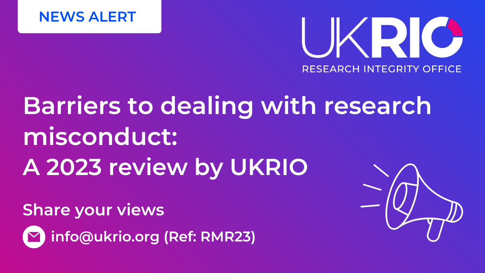 Barriers to dealing with research misconduct: A 2023 review by UKRIO