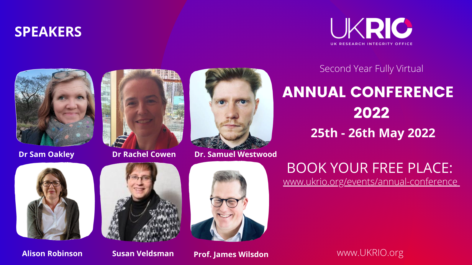 Have you booked your free place at our conference, 25-26 May 2022?