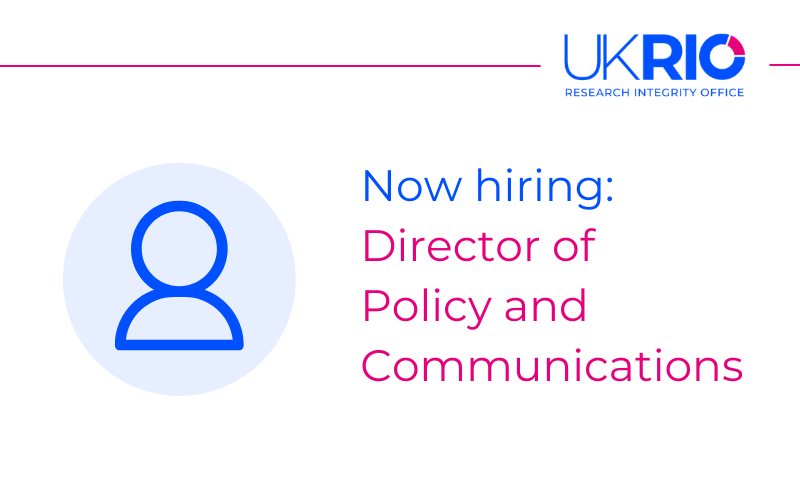 Now hiring: Director of Policy and Communications