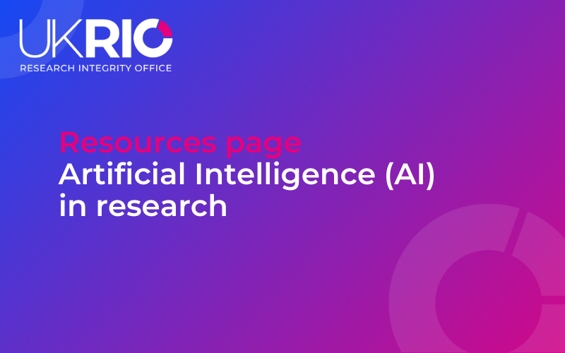 Artificial intelligence (AI) in research. 
