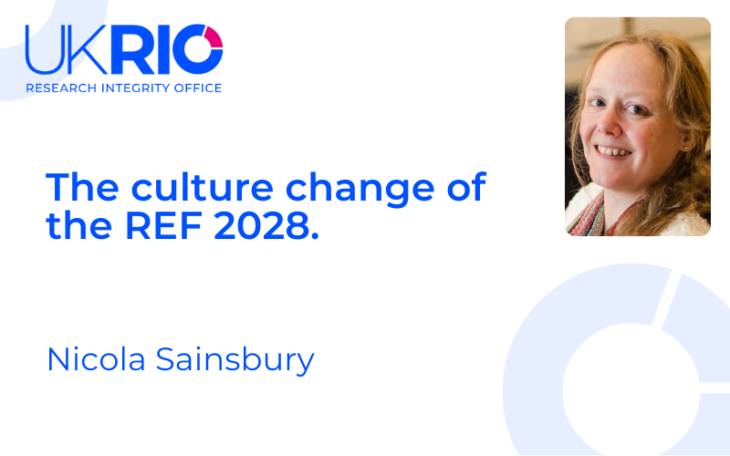 The culture change of the REF 2028. 