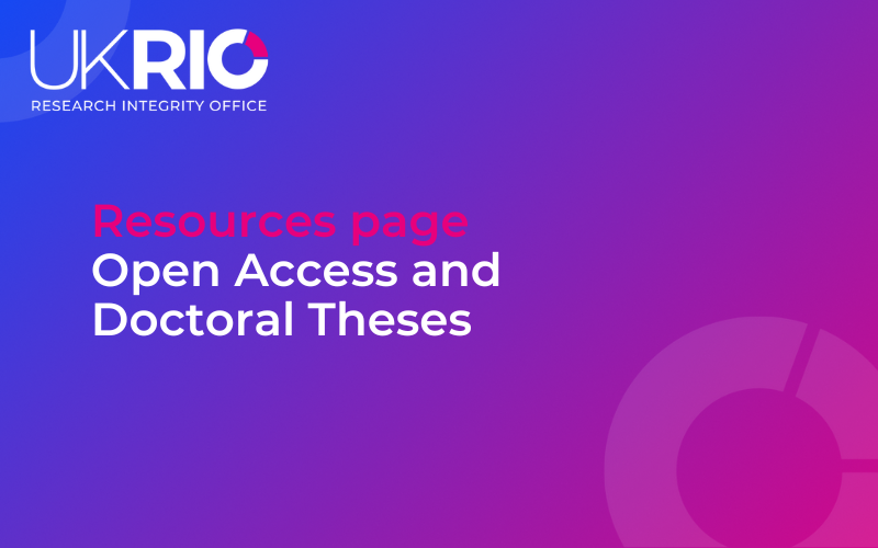 Open Access and Doctoral Theses.
