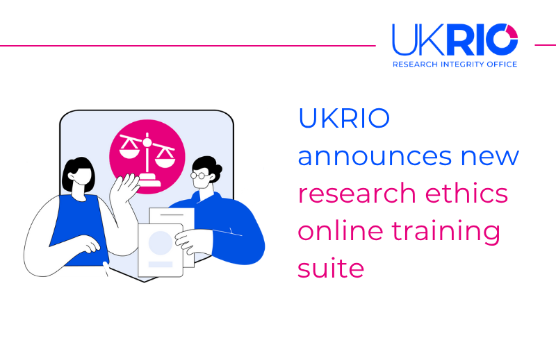 UKRIO announces new research ethics online training suite