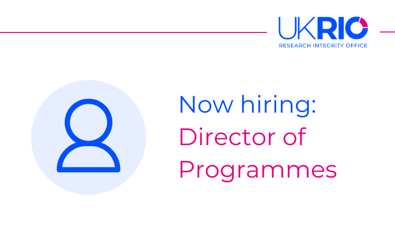 Now hiring: Director of Programmes