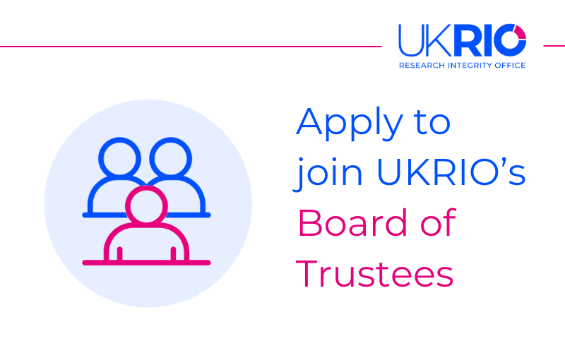 Apply to join UKRIO's Board of Trustees