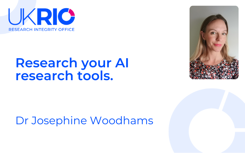 Research your AI research tools