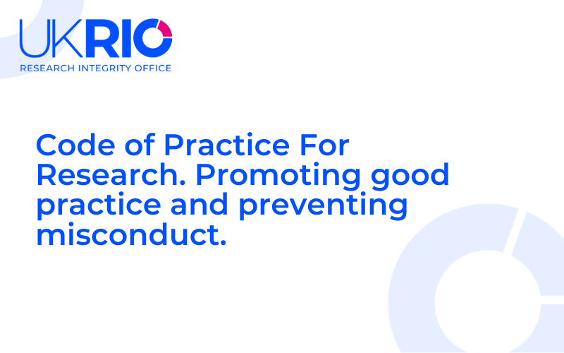 Code of Practice for Research.