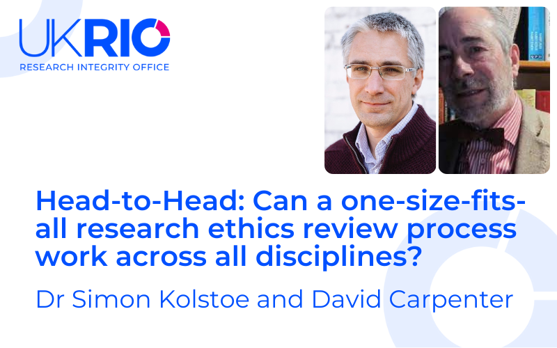 Head-to-Head: Can a one-size-fits-all research ethics review process work across all disciplines?