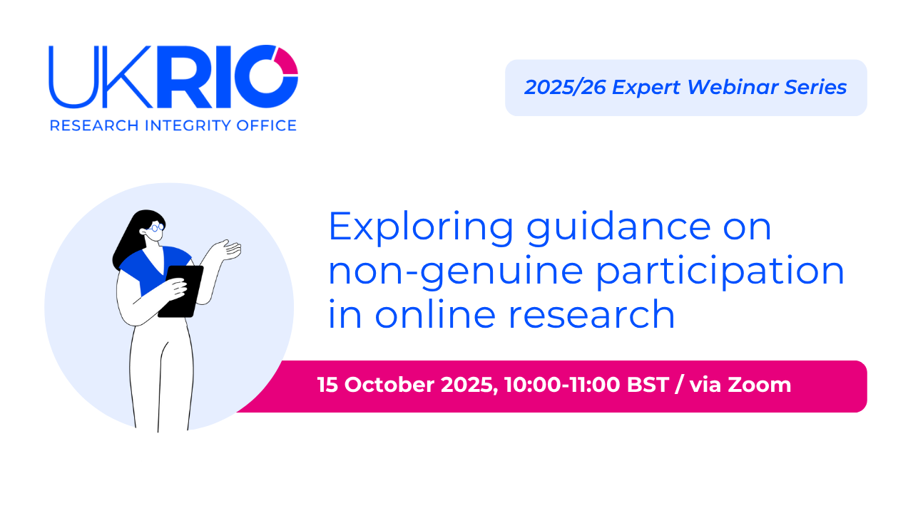 Recap: Exploring guidance on non-genuine participation in online research